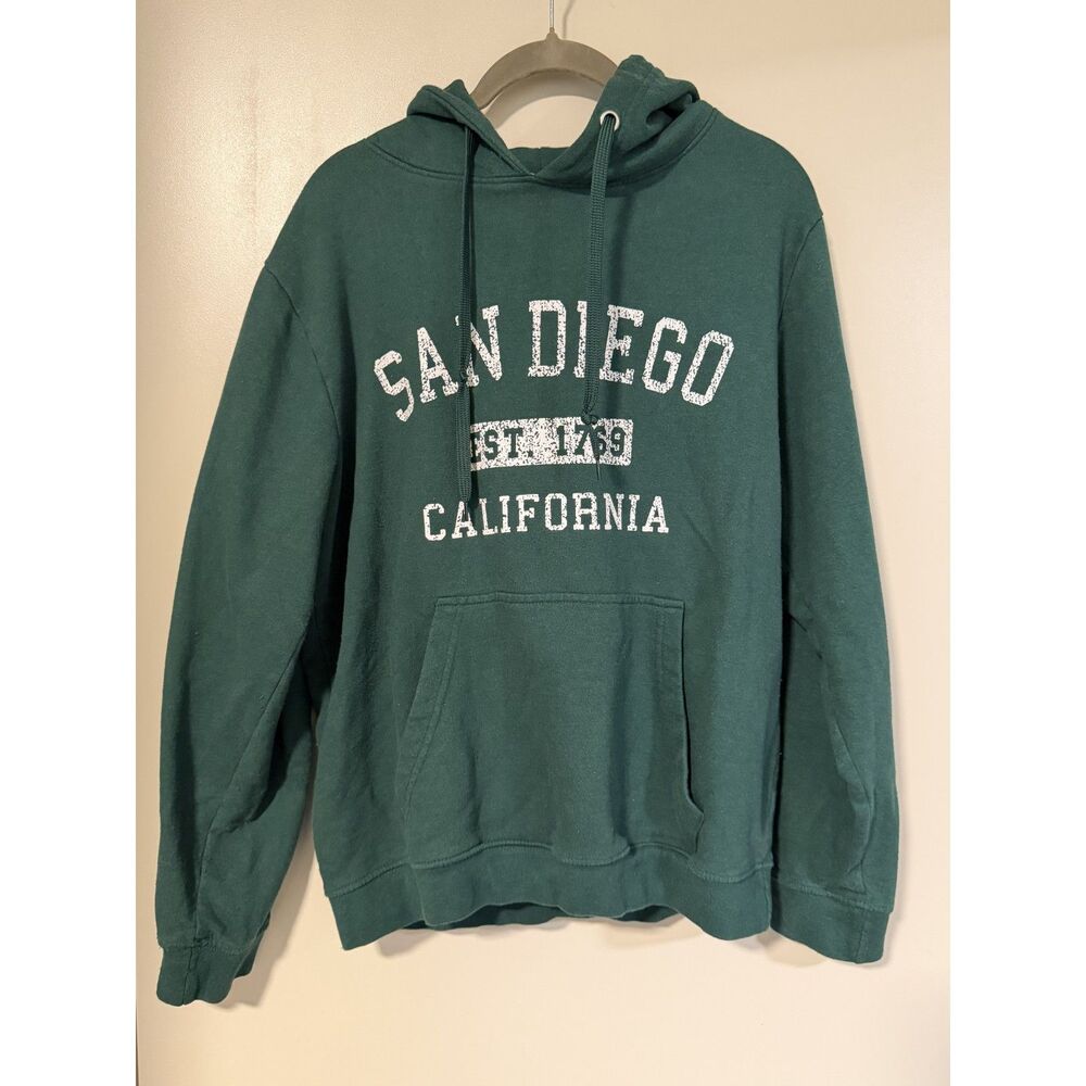 San Diego California Graphic Hoodie Medium Mens